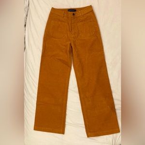 NWT United By Blue wide leg corduroy pants.